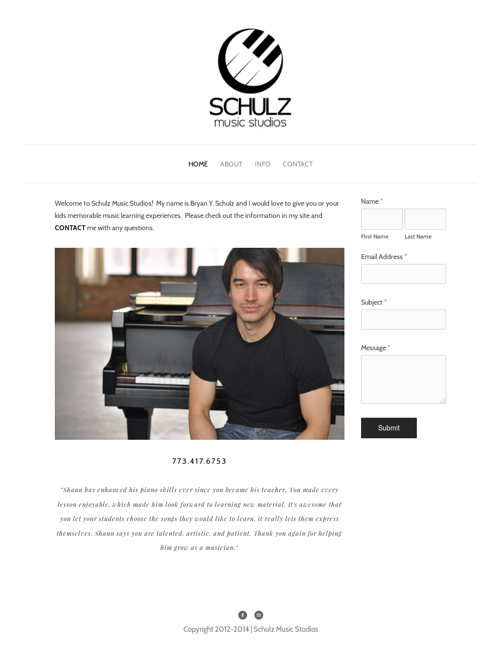 Schulz Music Studios About Us Image