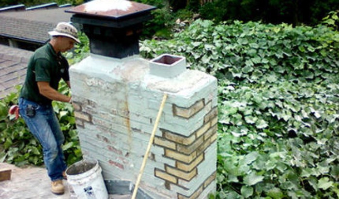 Chimney Rebuilding image