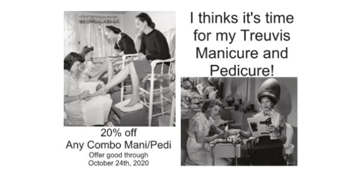 Limited - 20% OFF Manicure and Pedicure combo - Partner Offer Image
