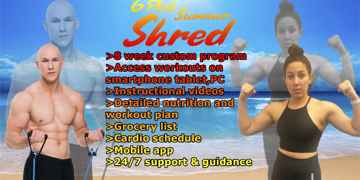 $36 for 70% OFF SUMMER SHRED CHALLENGE at Just In Time Fitness (70% discount) - Partner Offer Image