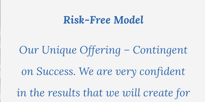 Risk free assessments  - Partner Offer Image