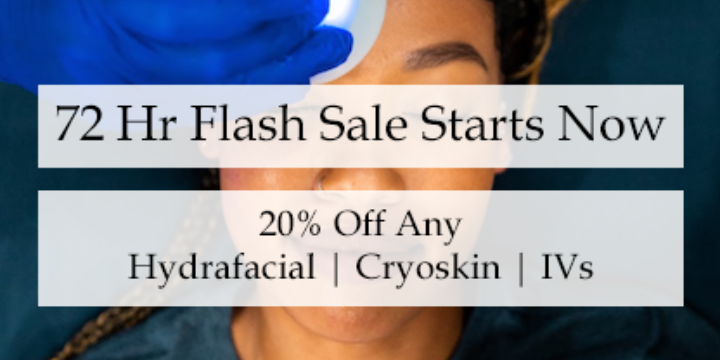 72hr Restore Flash Sale  | Take 20% off Any Beauty or IV Services offer image