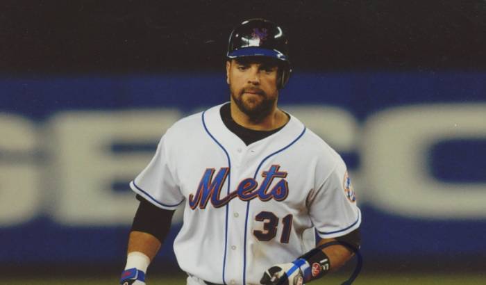 Major league career with the New York Mets image