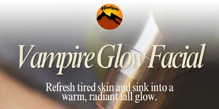 October Special: Free LED Treatment W/ Vampire Glow Facial offer image