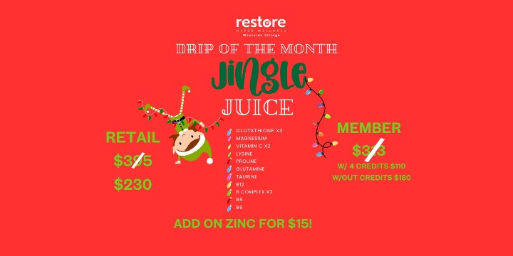 JINGLE JUICE- DECEMBER IV DRIP OF THE MONTH offer image