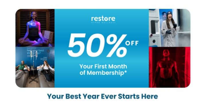 50% off Level-Up or Elevate Membership offer image