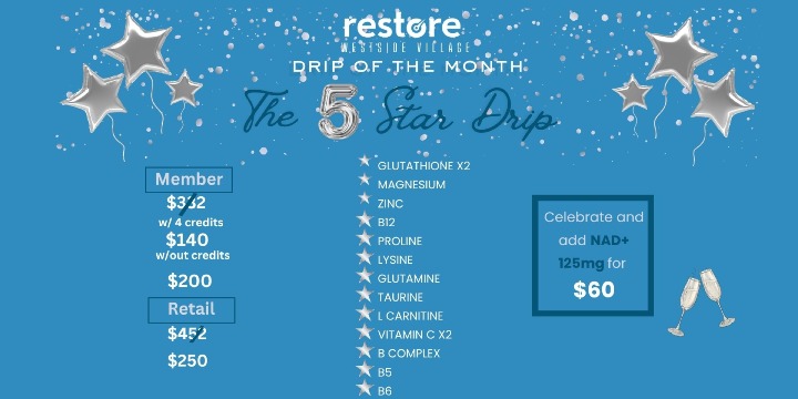 March Drip of the Month- The 5 Star Drip offer image