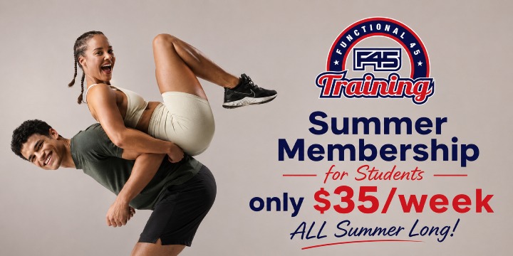 Summer Membership for Students - only $35/week ALL Summer Long! offer image