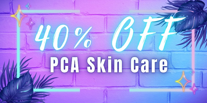 40% OFF PCA Skin Care!  offer image