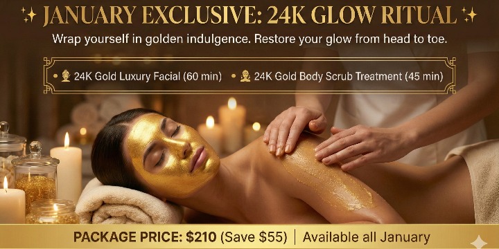  January Exclusive: 24K Glow Ritual - SAVE $55 offer image