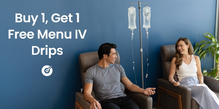 Get Back to Your Routine: Buy 1, Get 1 Free Menu IV Drips offer image