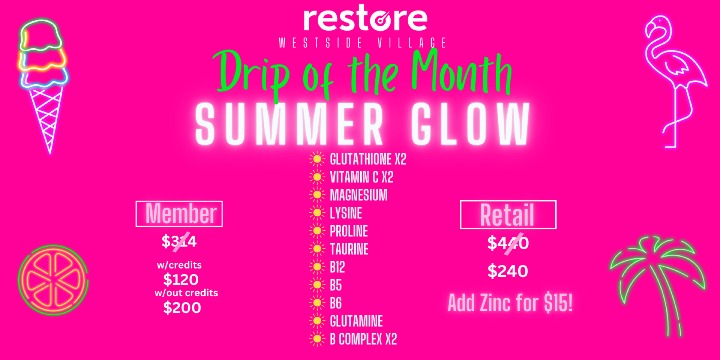 IV Drip of the Month- Summer Glow offer image