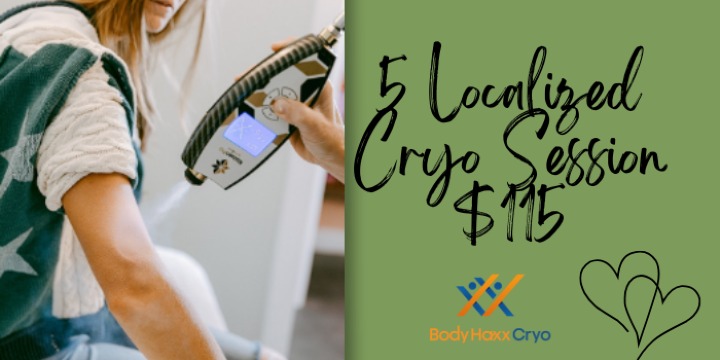 5 LOCALIZED CRYO SESSION FOR $115 (Reg.$225) offer image