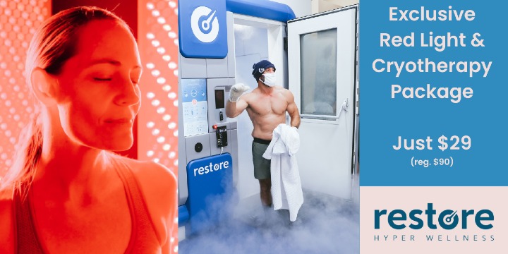 $29 Red Light & Cryotherapy Pack - 24 Hour Fitness Exclusive offer image