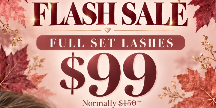 FLASH SALE $99 for a Full Set of Classic Lashes  offer image