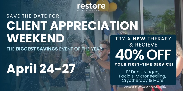 Save the Date for our Client Appreciation Weekend! offer image