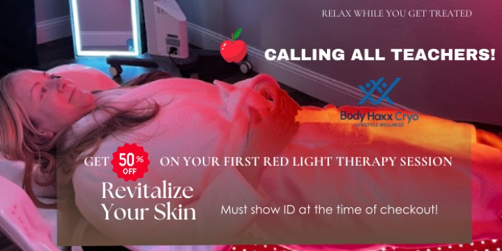 50% OFF RED LIGHT THERAPY WITH FREE FACE PLATES offer image