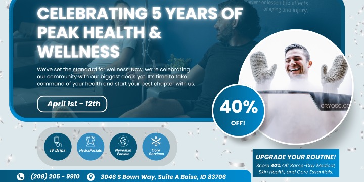 40% OFF Anniversary Special - April 1st - 12th offer image