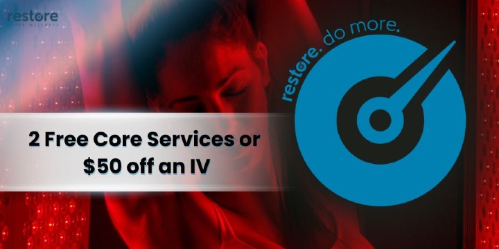 2 Free Core Services or $50 off an IV offer image