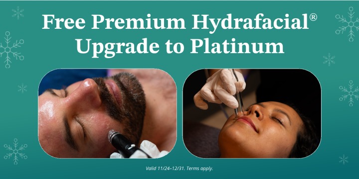 Free Premium Hydrafacial Upgrade to Platinum offer image