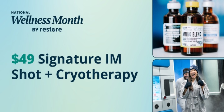 $49 Signature IM Shot + Cryotherapy offer image
