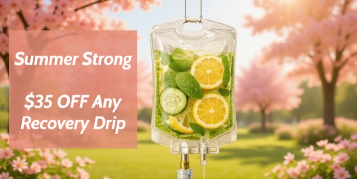 Summer Strong: $35 OFF Any Recovery Drip offer image
