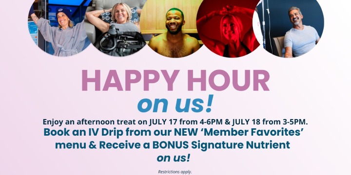 Enjoy an afternoon treat with IV Drip Happy Hour! offer image