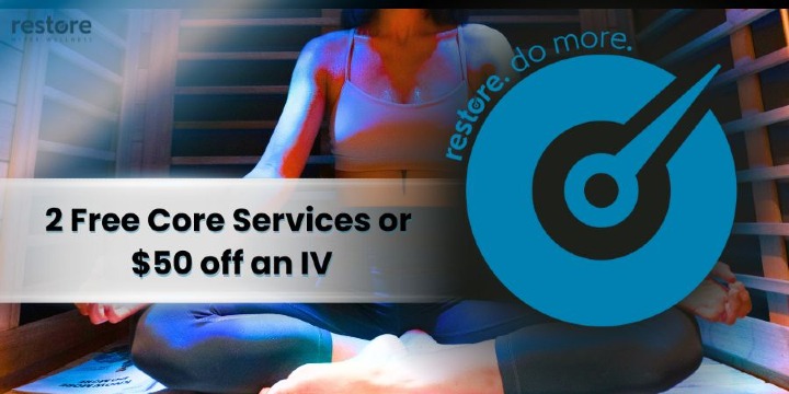 2 Free Core Services or $50 off an IV offer image