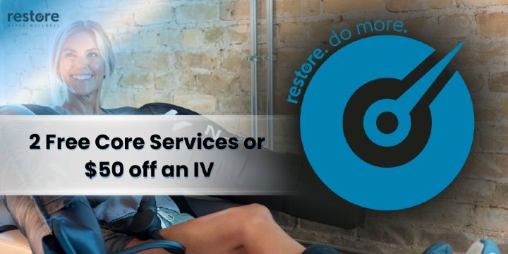 2 Free Core Services or $50 off an IV offer image
