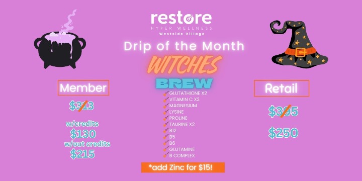 October Drip of the Month- Witches Brew offer image