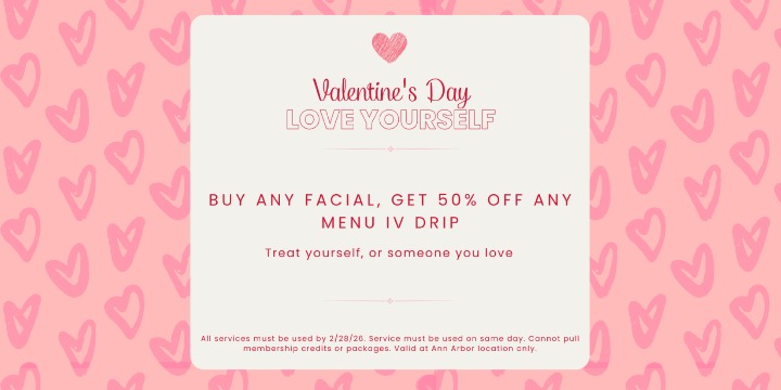 Buy a Facial, Get 50% off any Menu IV offer image