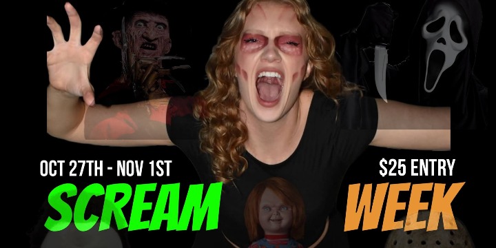 🎃 Scream Week Challenge — Survive 4 Workouts, Earn Your Shirt! offer image