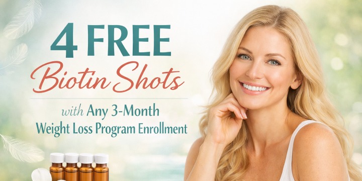 4 Free Biotin Shots with Any 3-month Weight Loss Program Enrollment offer image