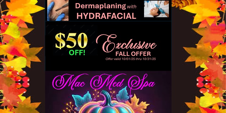 $50 Off Dermaplaning with Hydrafacial offer image