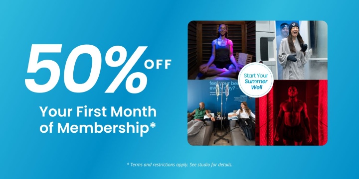 50% OFF First Month Membership offer image