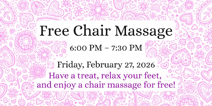 Free Chair Massage Event offer image