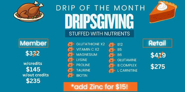 Dripsgiving- November Drip of the Month offer image