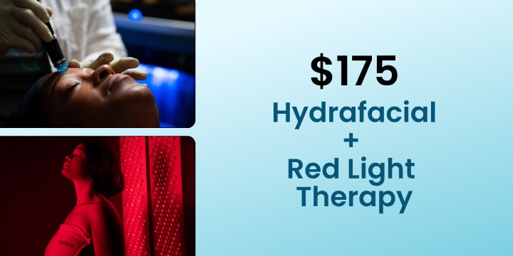 $175 Hydrafacial + Red Light Therapy offer image