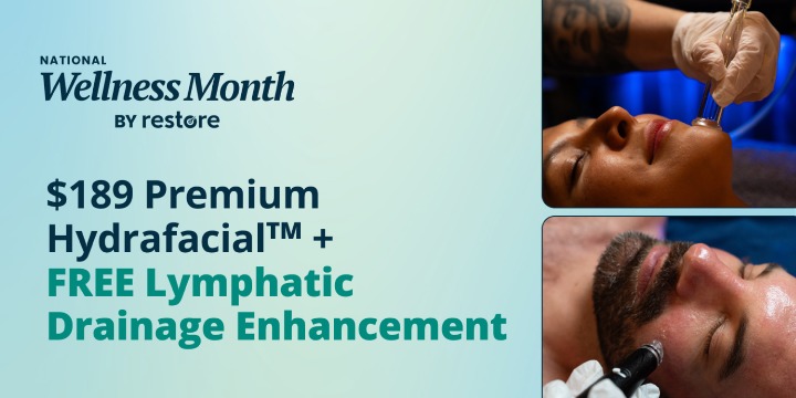 $189 Premium Hydrafacial + FREE Lymphatic Drainage Enhancement offer image