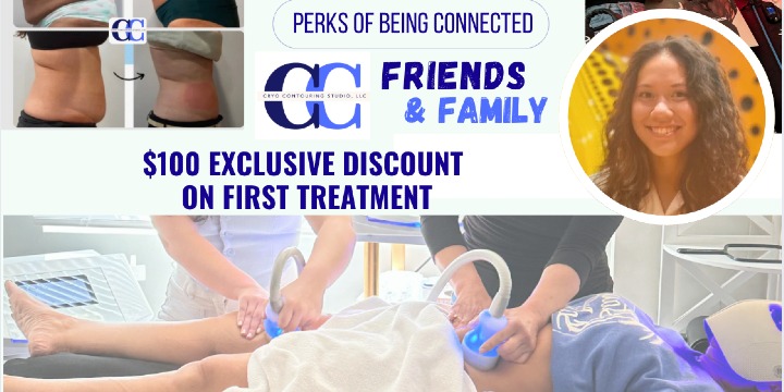 Friends & family: $100 off first face treatment offer image