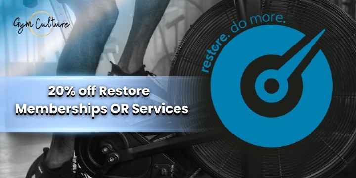 20% off Restore Memberships or Services offer image