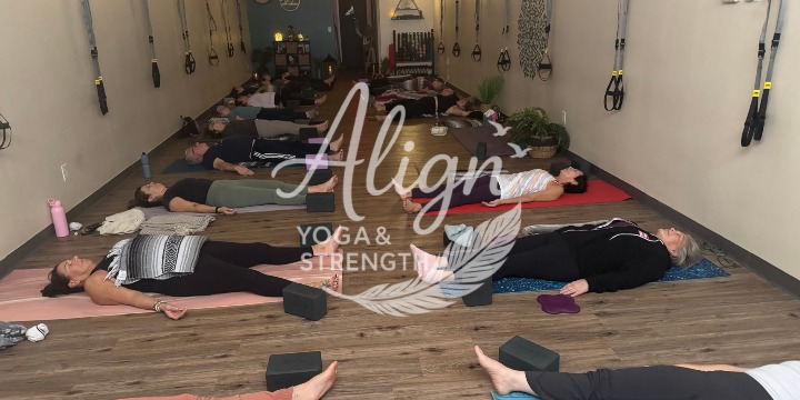 3 Classes for $30 at Align Yoga  (58% discount) offer image