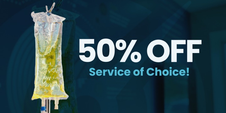 50% OFF Service of Choice offer image