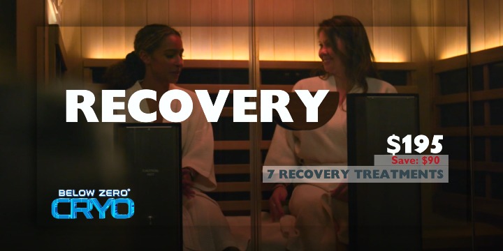 $195 for 7 Recovery Sessions! at Below Zero Cryo (38% discount) offer image