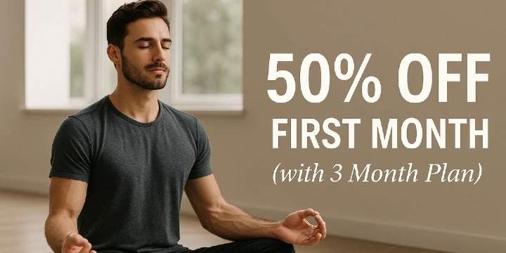 50% Off Your First Month (with 3-Month Plan) offer image