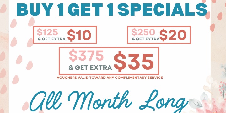 Buy 1 + Get 1 = Mother's Day Deals offer image
