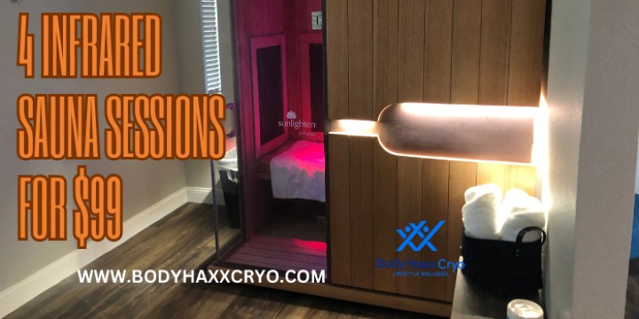 4 INFRARED SAUNA SESSIONS FOR ONLY $99 offer image