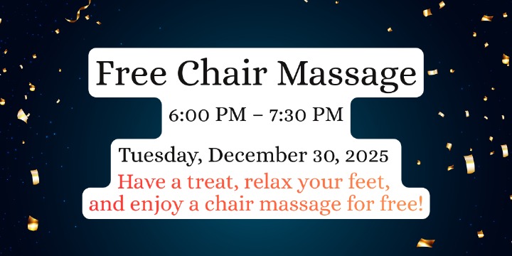 Free Chair Massage Event offer image