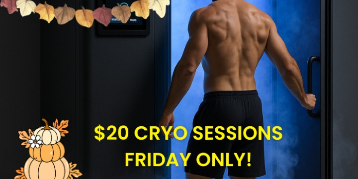 🔥 Freeze Friday Frenzy – Cryo Sessions Only $20! offer image
