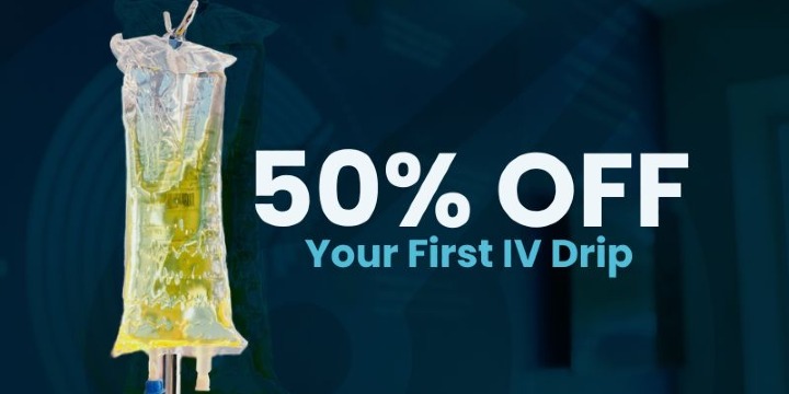 50% OFF First IV Drip of Choice offer image